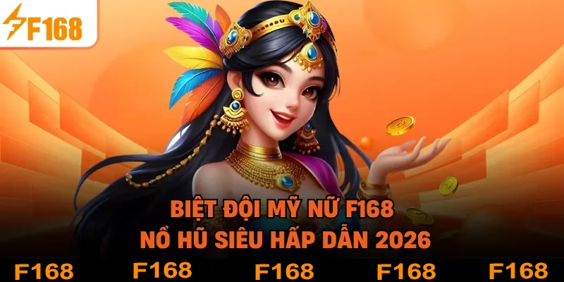 Biệt Đội Mỹ Nữ F168 - Nổ Hũ Siêu Hấp Dẫn 2026