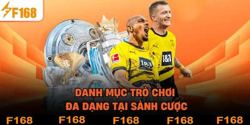 Danh mục trò chơi đa dạng tại sảnh cược